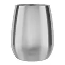 Dubbelväggig vinkylare 25 cm polerat stål