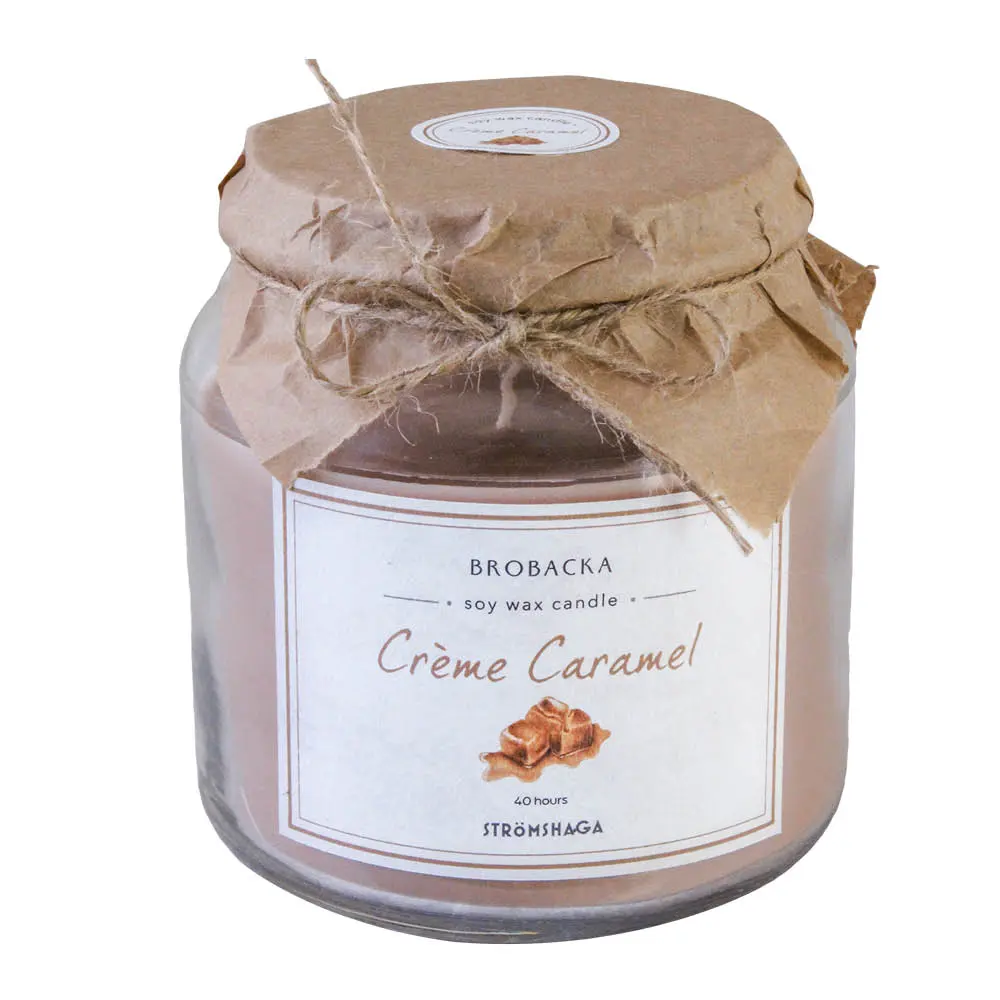 Brobacka Tuoksukynttilä 10 cm Crème Caramel