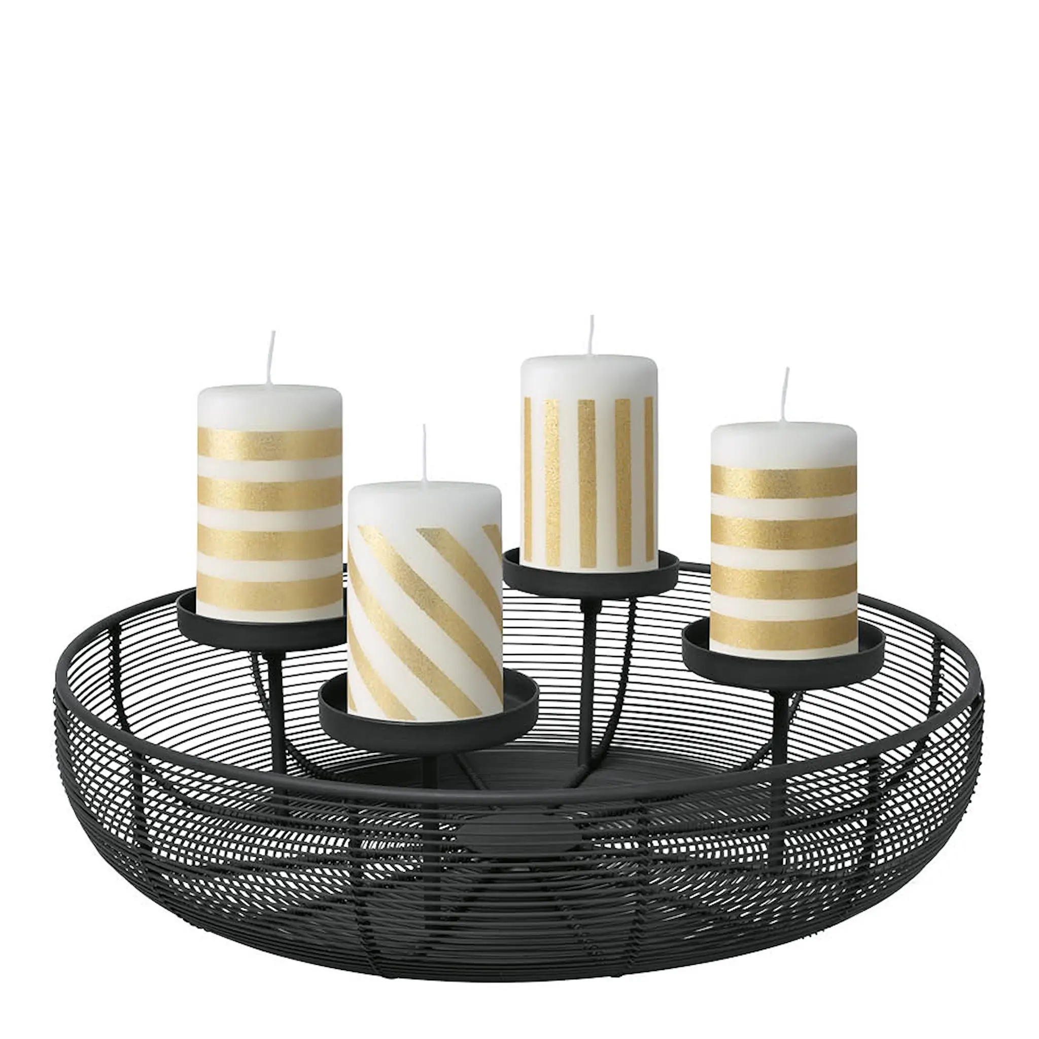 Villeroy & Boch Christmas Chic adventsljusstake 41x40 cm svart