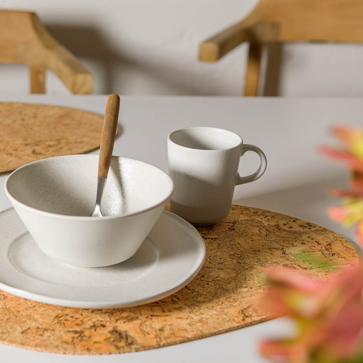 Stiernholm Kork dekkebrikke 4 stk organisk