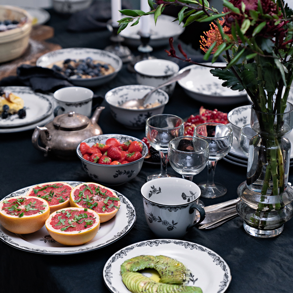 Rörstrand Ostindia  krus 40 cl svart