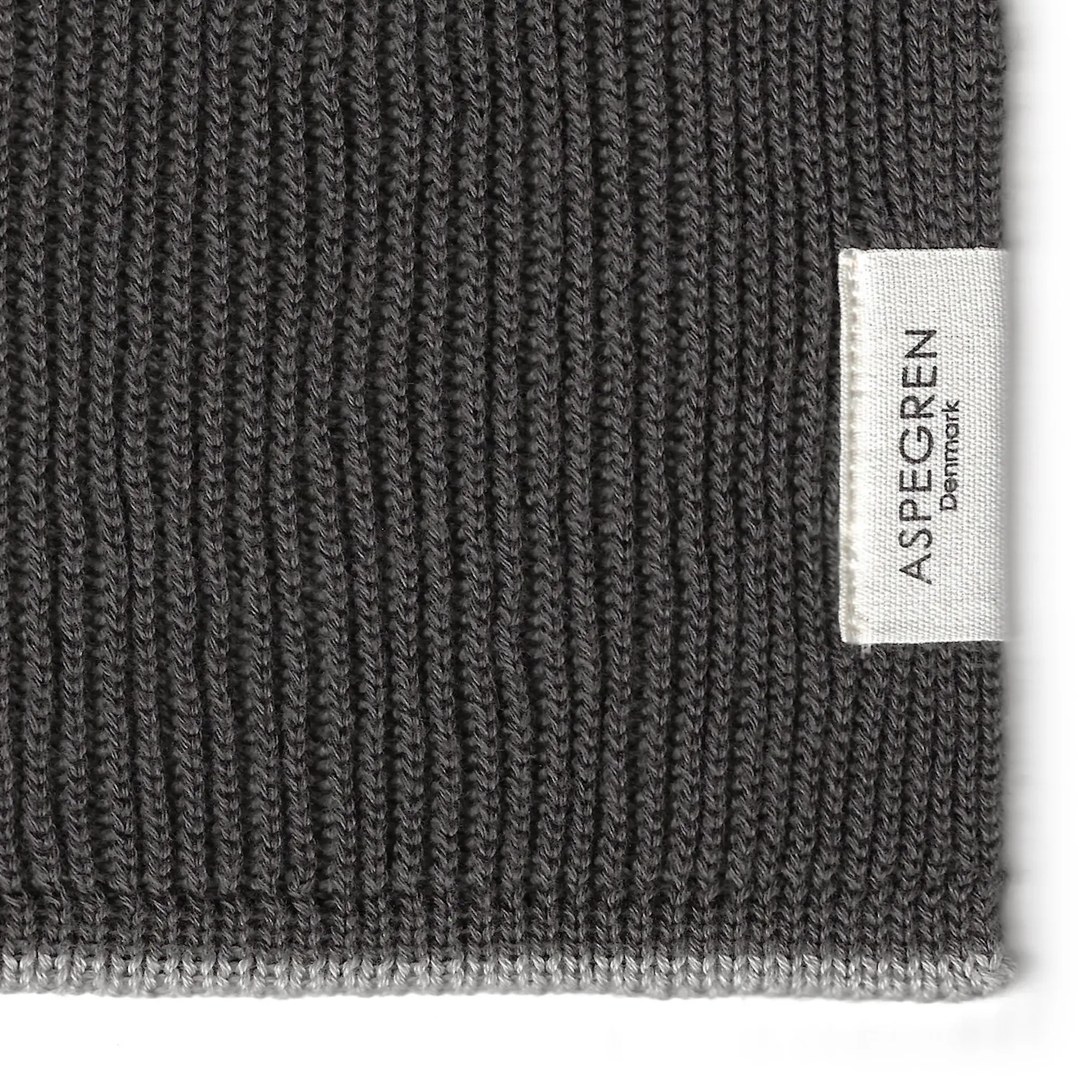 Aspegren Ripple Neulottu tiskirätti 26x26 cm Flint Gray