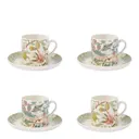 Morris & Co espressokopp med fat 4-pack