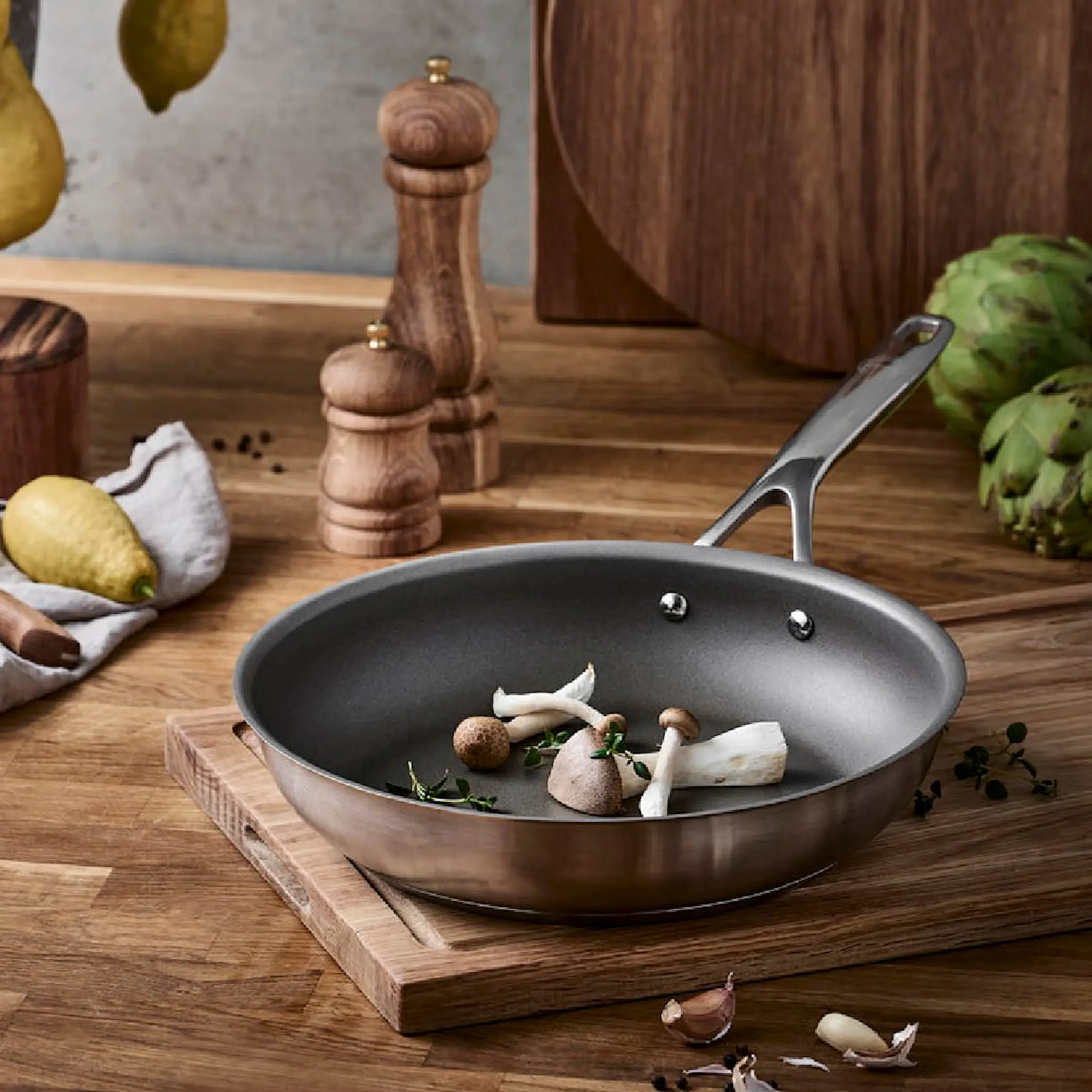 Pillivuyt Gourmet Alagnon stekepanne 28 cm titanium