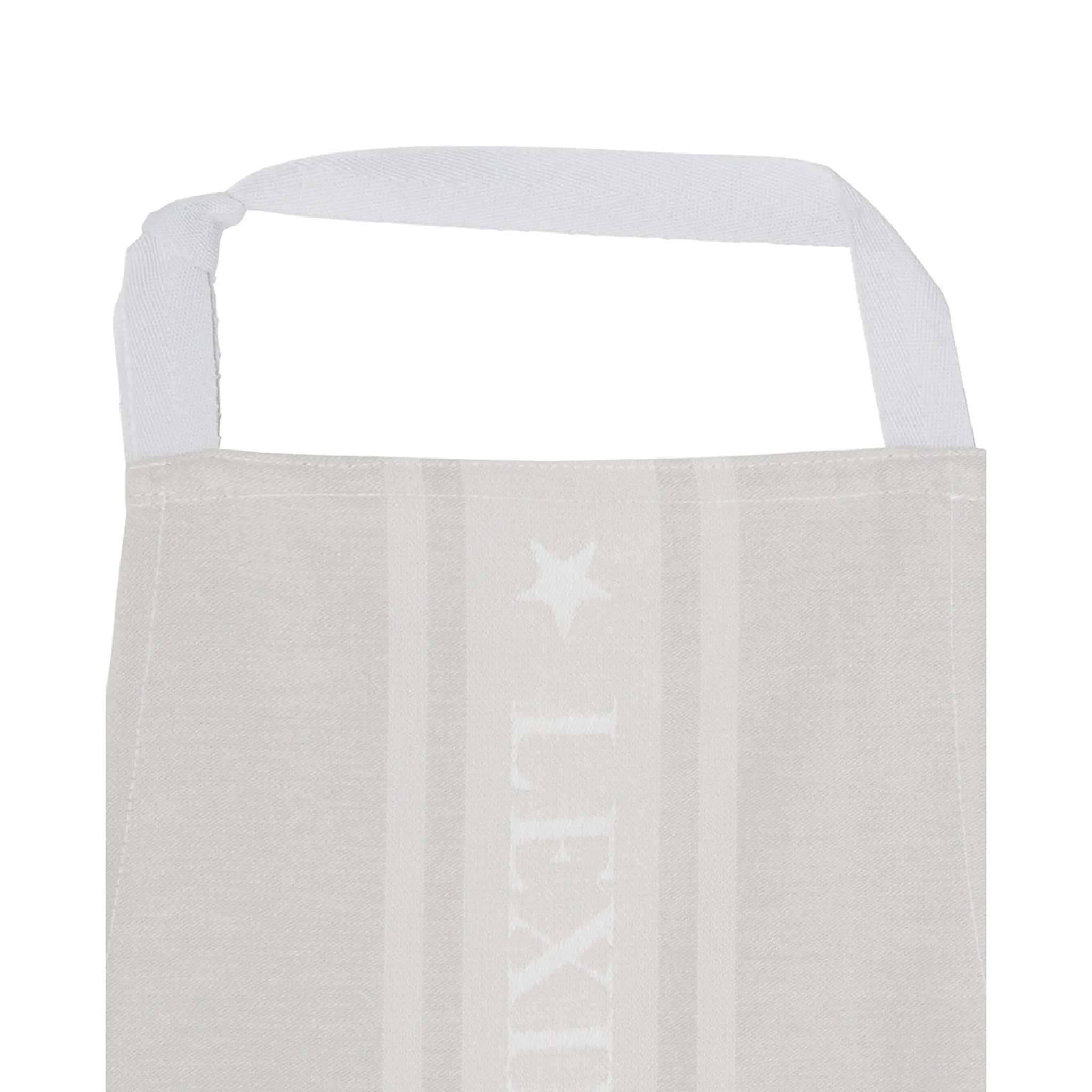 Lexington Icons förkläde stjärna 105×80 cm beige/vit