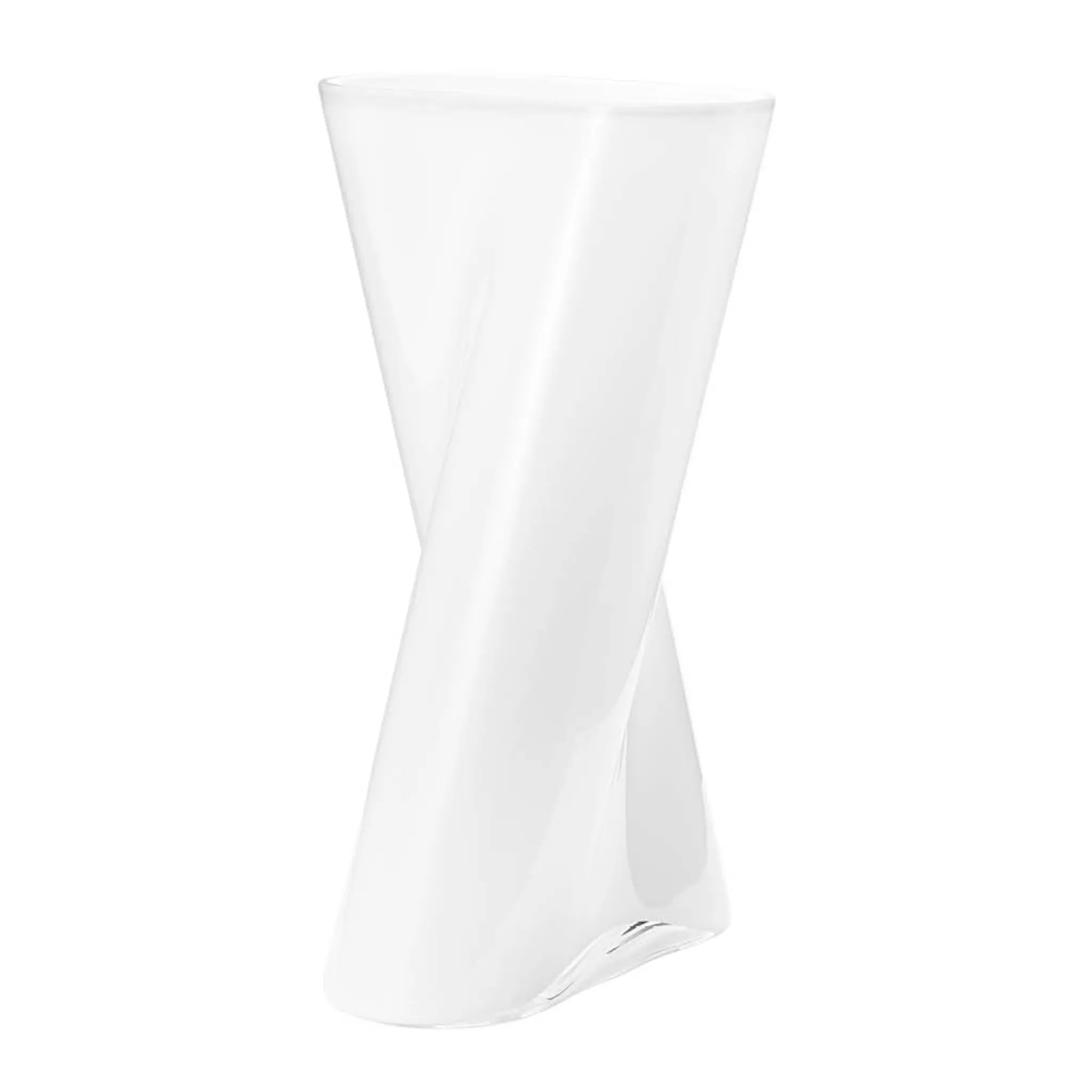 Georg Jensen Lituus vase stor 31,8 cm hvit/klar