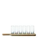 Shotglas 6-pack med bricka klar