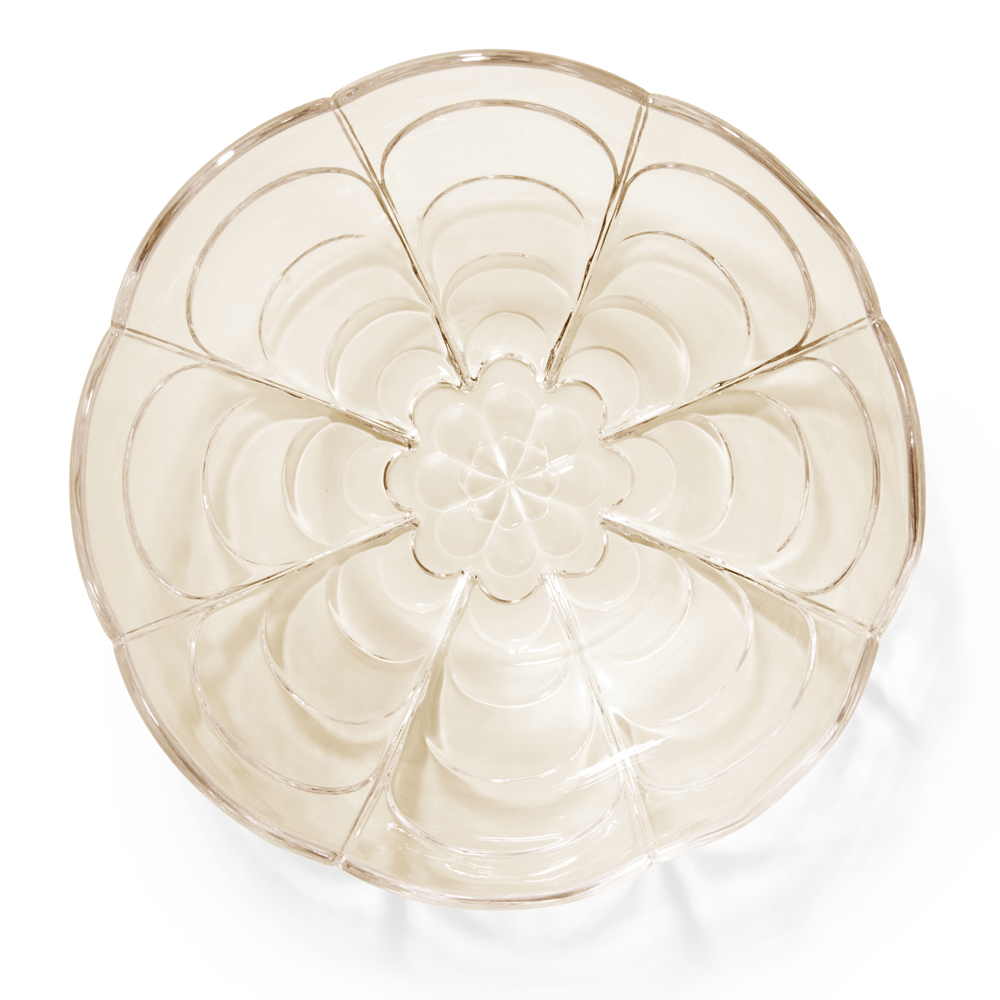 Holmegaard Lily skål 23 cm toffee rose