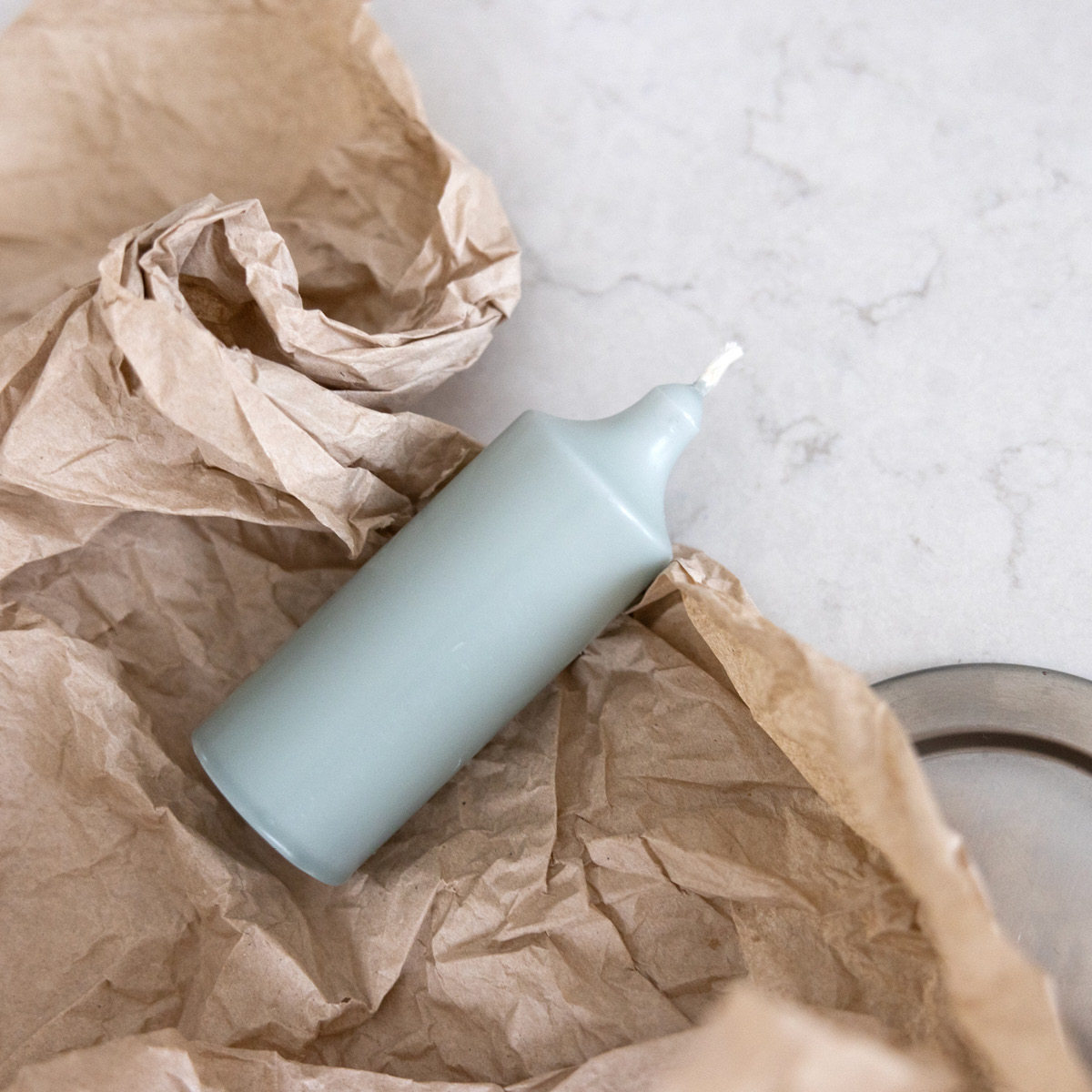 Liljeholmens Kupé Pöytäkynttilä 11 cm 4 kpl Salvia