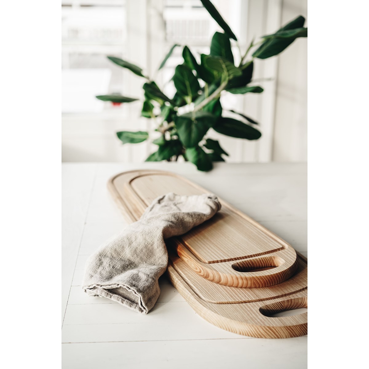 Heirol Skärbärda 58x20x2 cm Ask