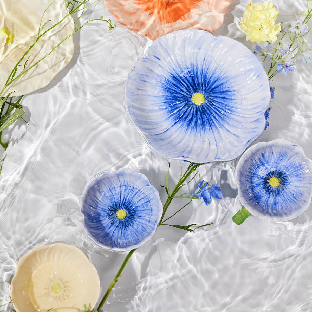 ByOn Poppy Skål 11 cm Blå