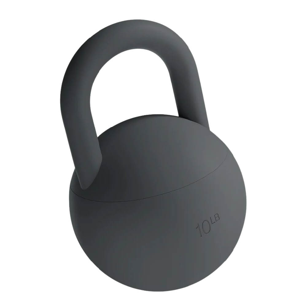 Bala Kettlebell 4,54 kg kullgrå