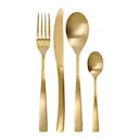 Golden bestickset 16 delar guld