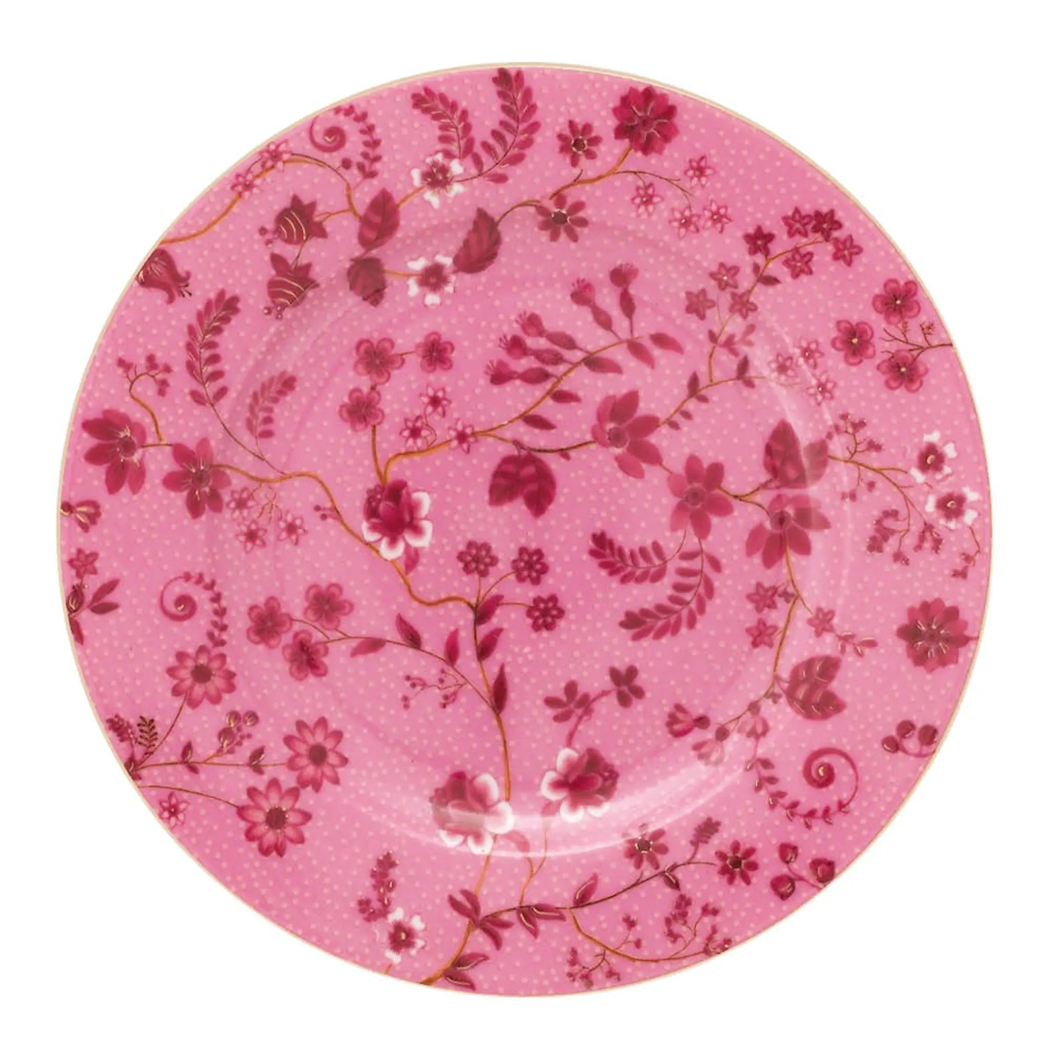 Pip Studio Jolie Flowers Lautanen 17 cm Vaaleanpunainen