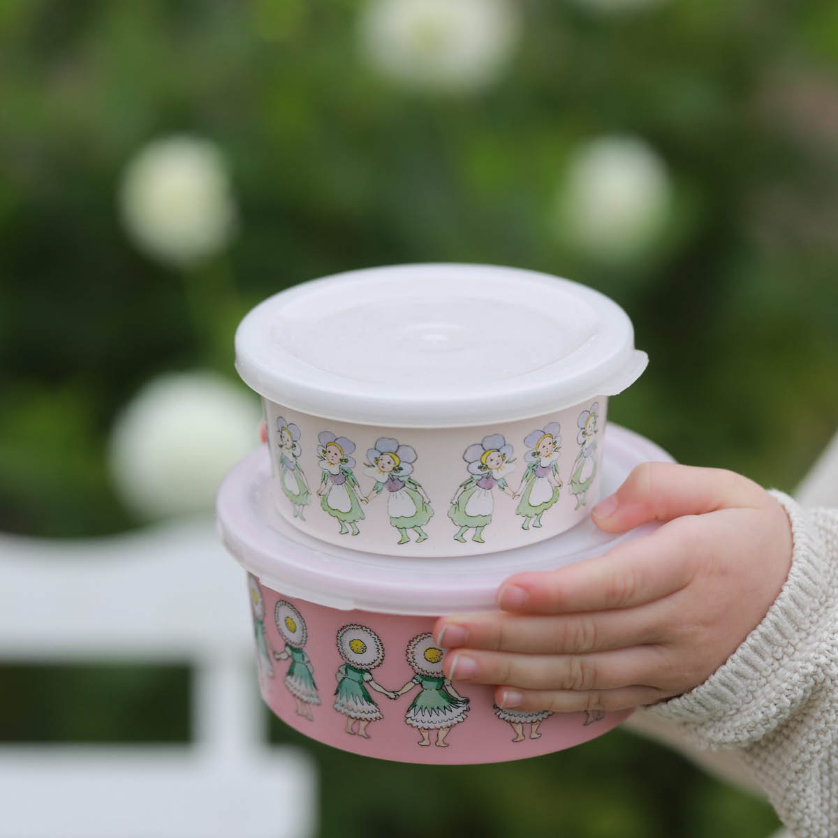 Rätt Start Elsa Beskow snacklåda 2-pack Blomsterfesten