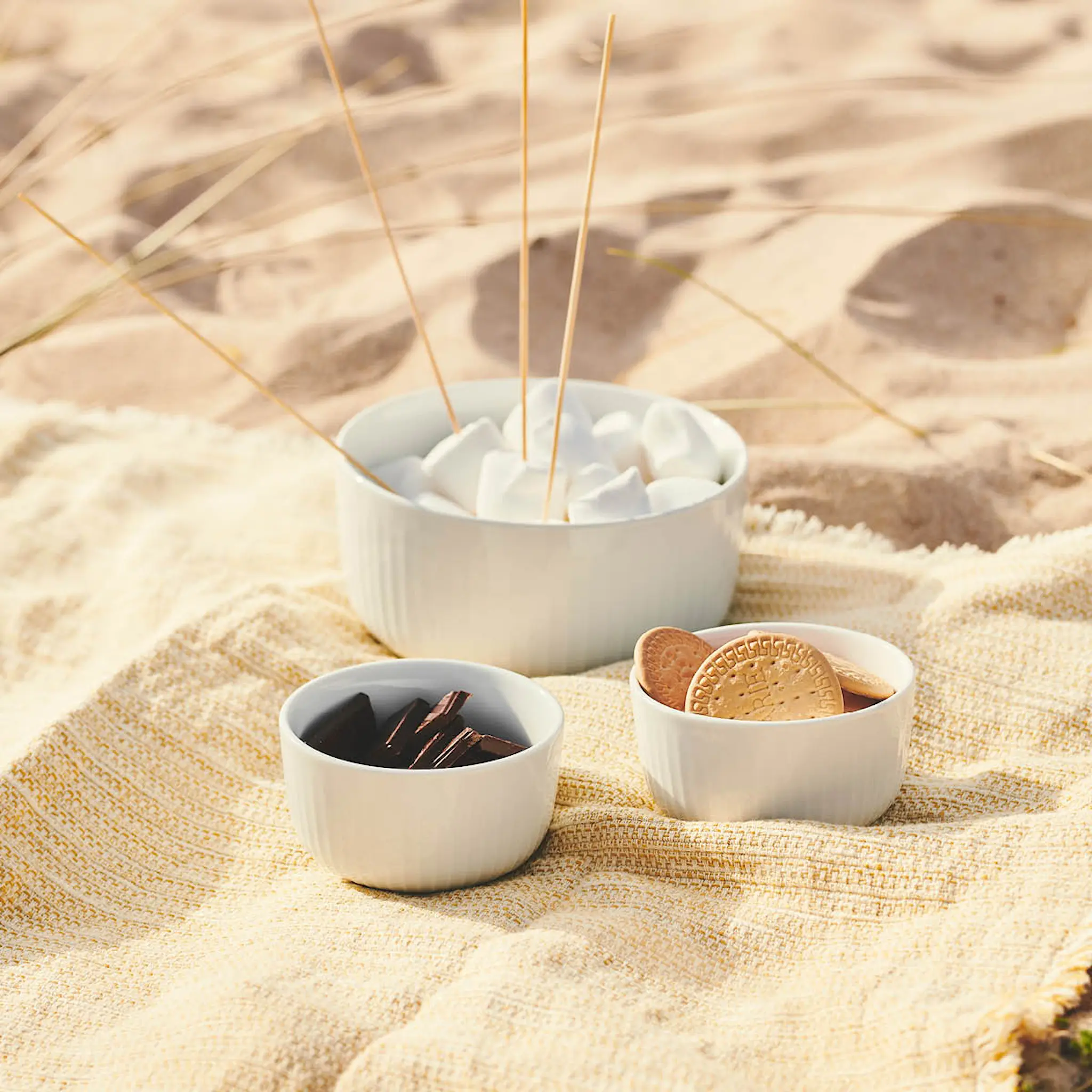 Kähler Hammershøi skål 11 cm hvit hover