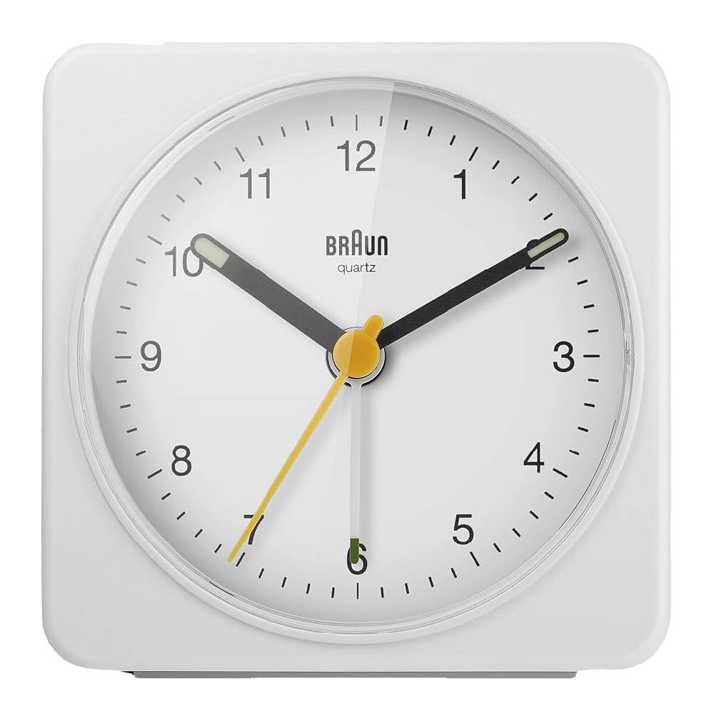 Braun - Herätyskello 7,8 cm Valkoinen