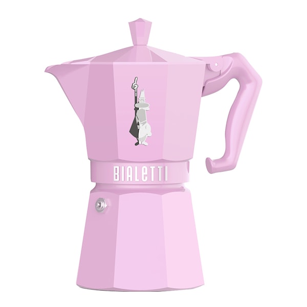 Exclusive Moka Express 6 koppar 25 cl Rosa