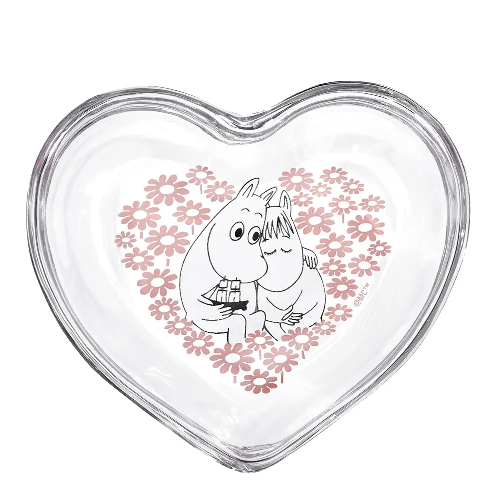 Mummi glasskrukke m/lokk 11,5 cm sammen rosa