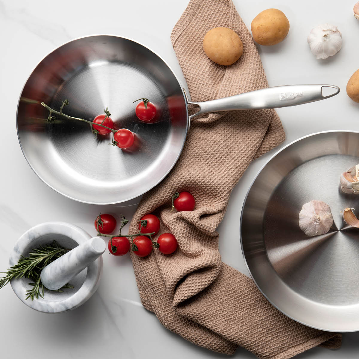 Modern House Chef Ørjan stekpanna 24 cm borstat stål