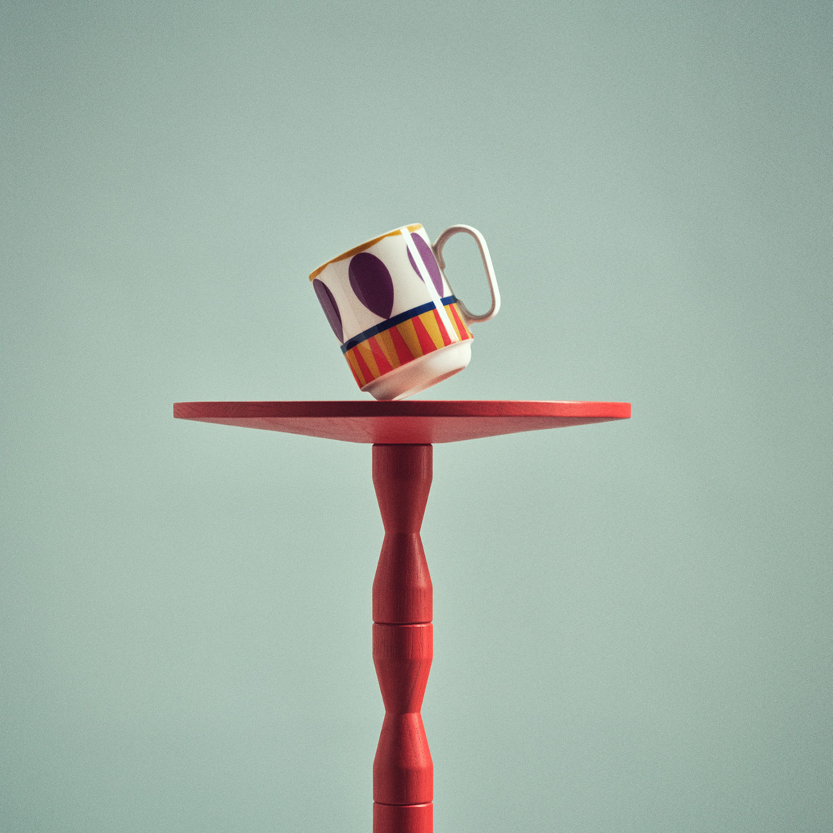 Design House Stockholm Birds 1967 no 1 krus 35 cl multi