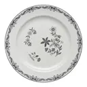 Ostindia  Tallrik flat 27 cm svart