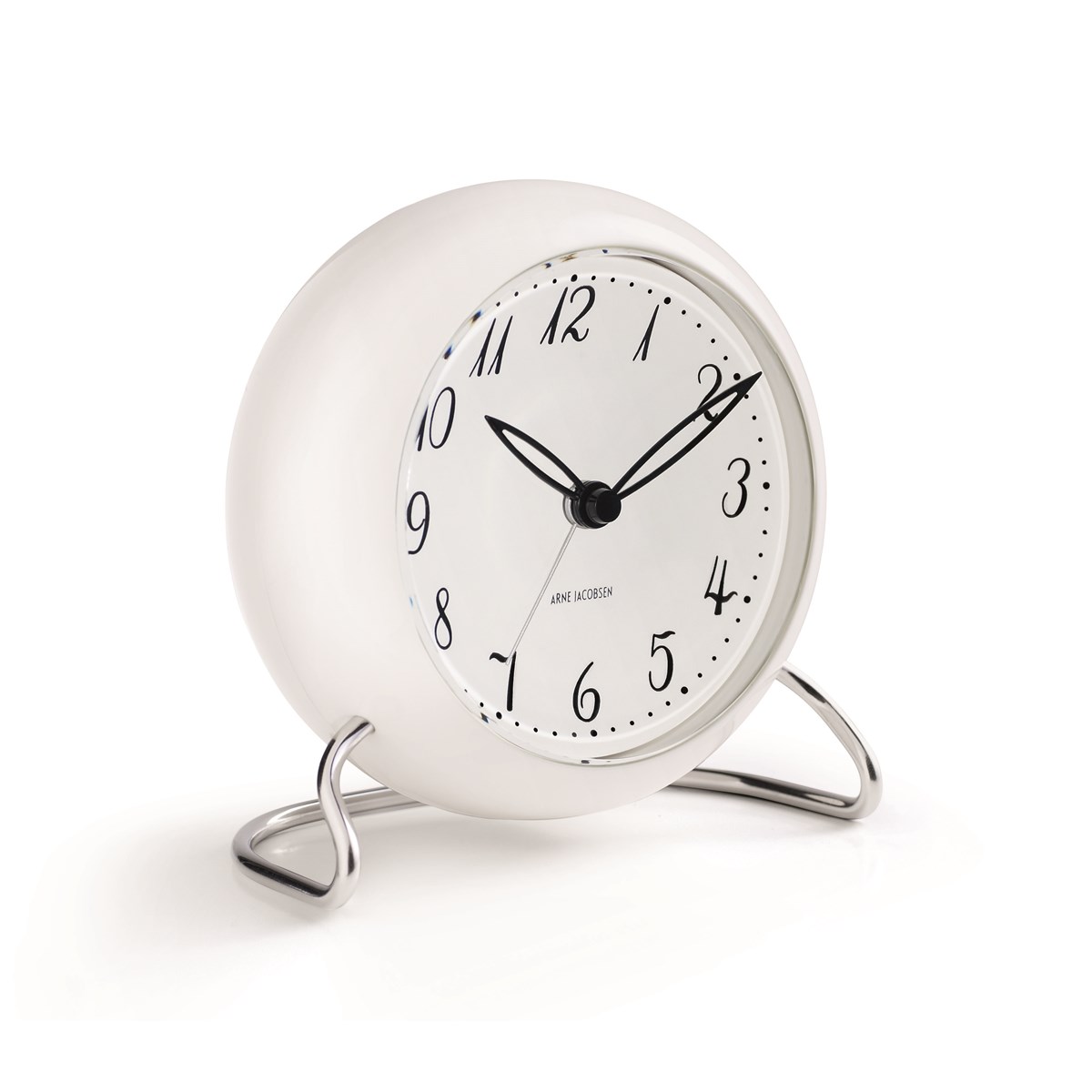 Arne Jacobsen Lk Pöytäkello 11 cm Valkoinen