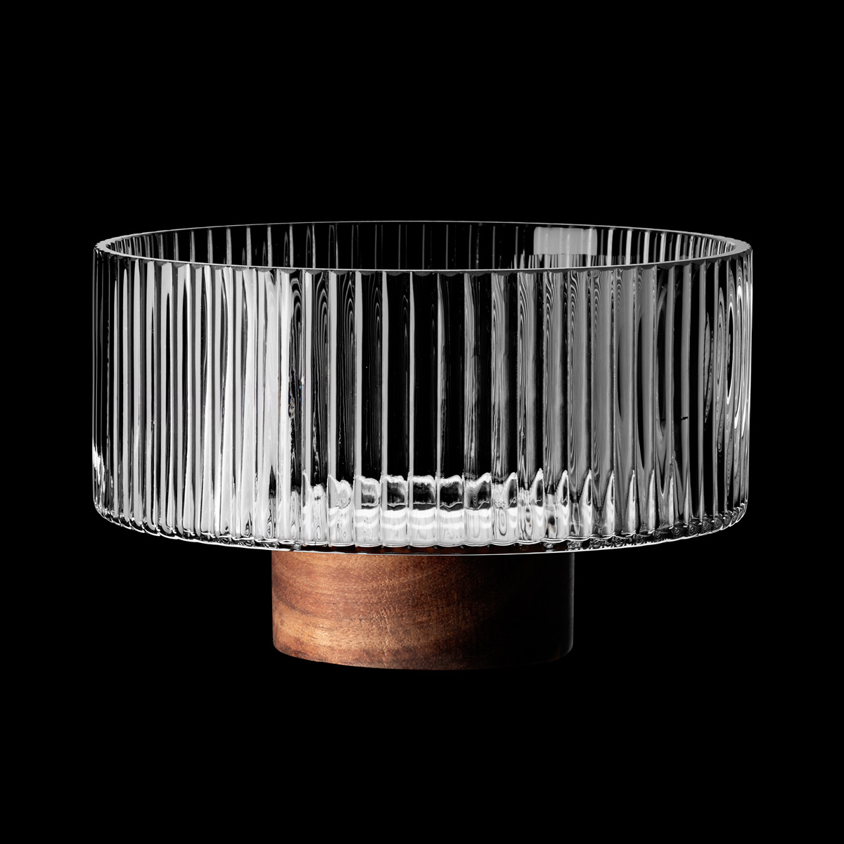 Maku Kitchen Life Maku Kulho uurretulla lasilla 15 cm 0,8 L Kirkas/Puu