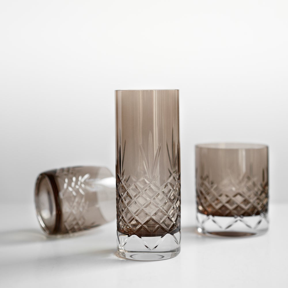 Frederik Bagger Crispy Lowball glass 38 cl 2 stk copal