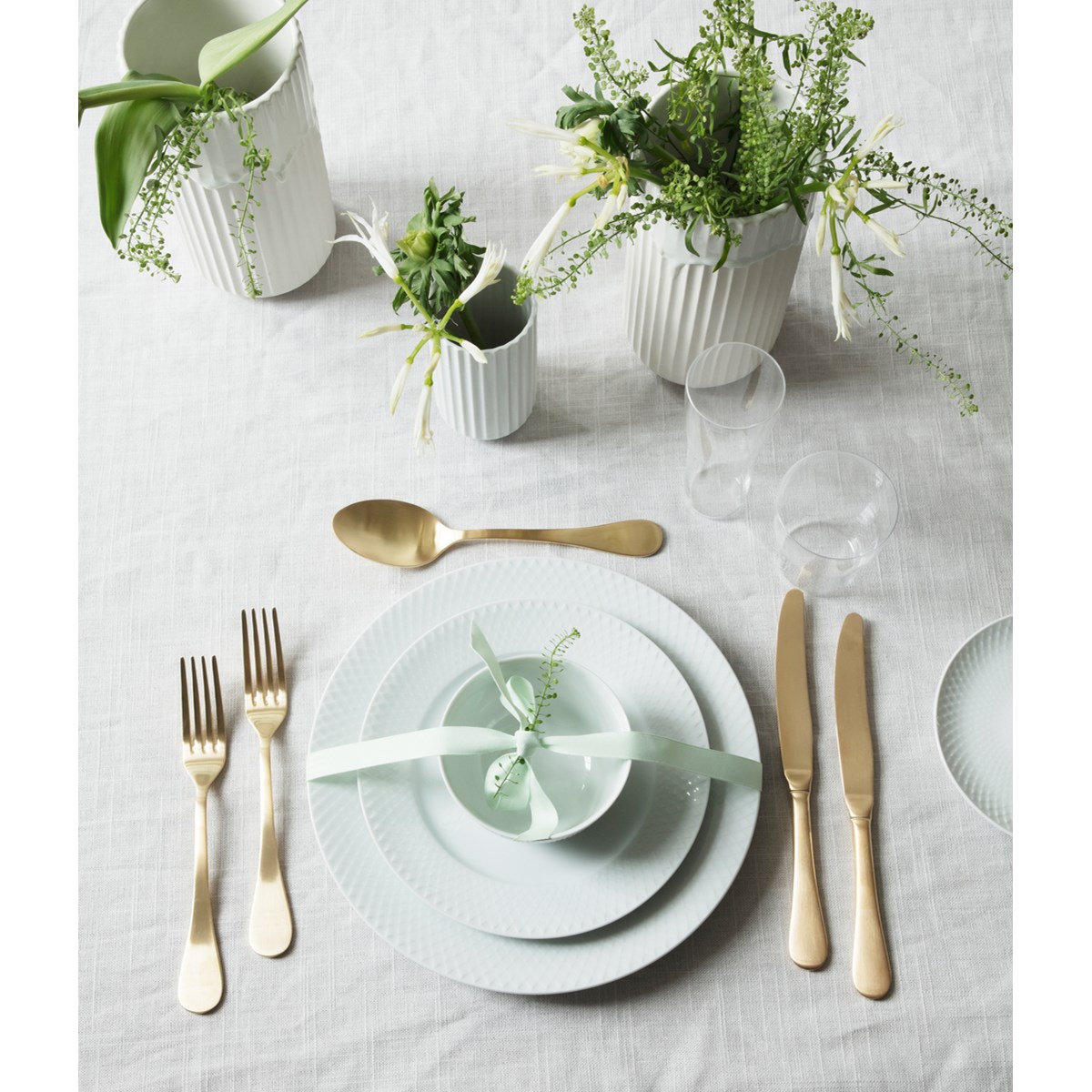 Lyngby Porcelæn Lyngby Maljakko 12,5 cm Valkoinen