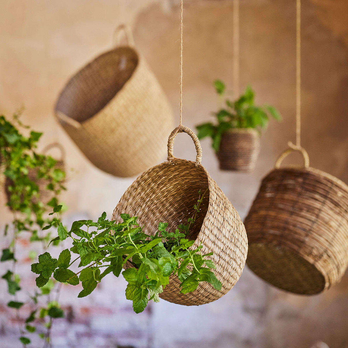 GUS Design Korg sjögräs 4-pack 35+30+25+20 cm