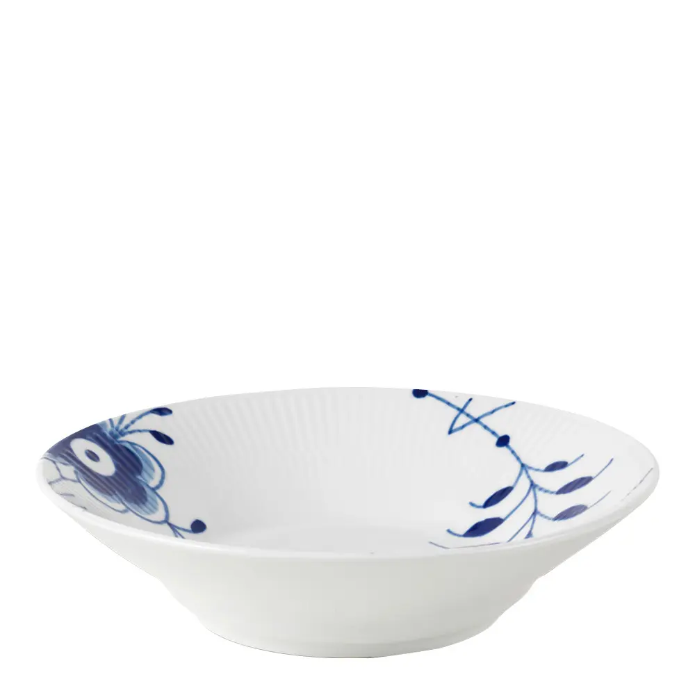 Blue Fluted Mega Syvä lautanen 21 cm