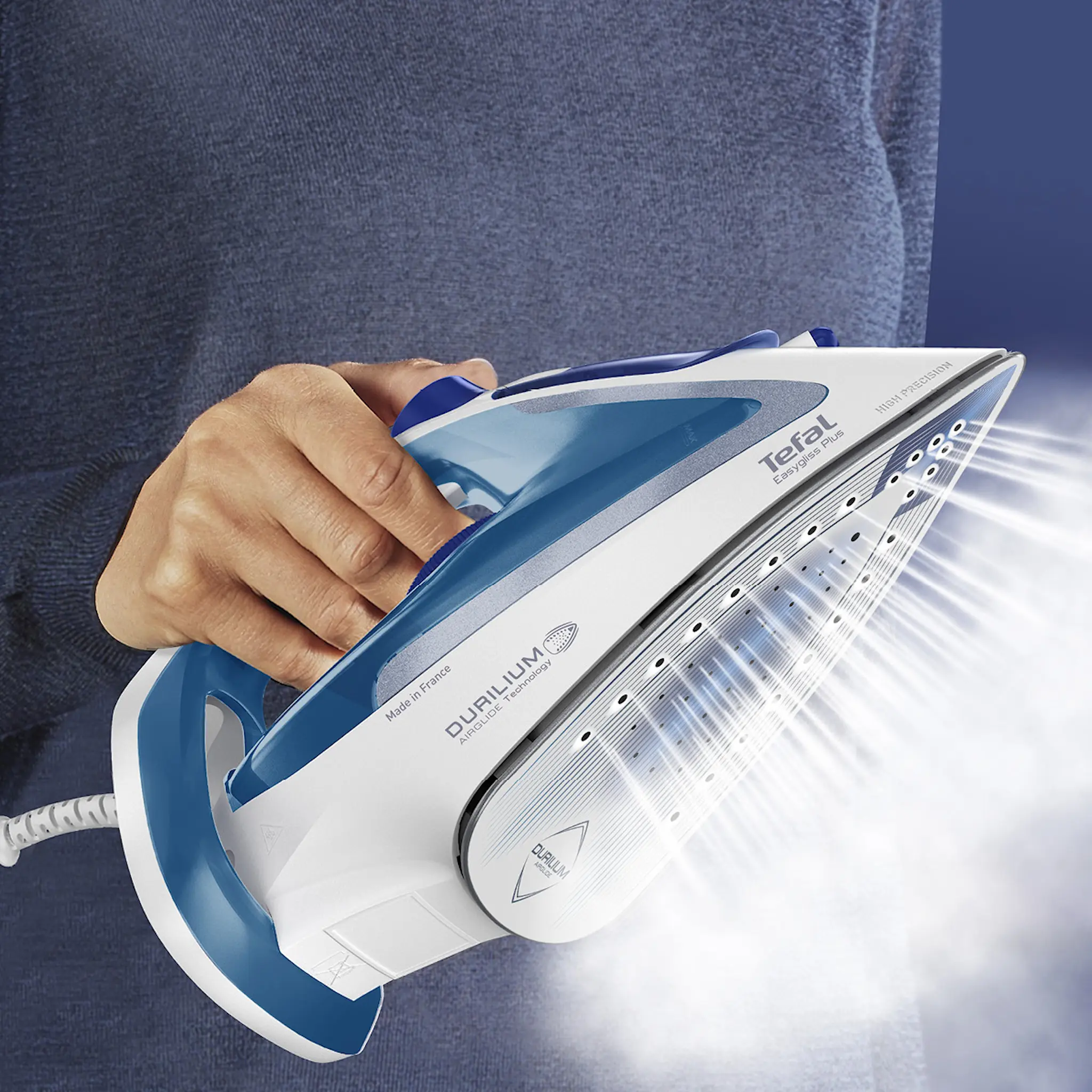 Tefal Easygliss Plus ångstrykjärn FV5751E0 blå