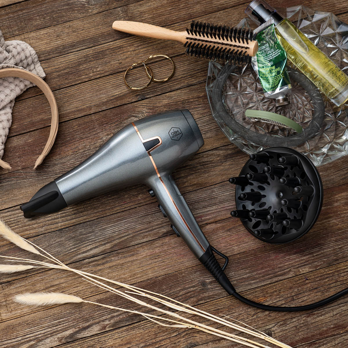 OBH Nordica Artist Keratin Care hårfön 2300 W grå