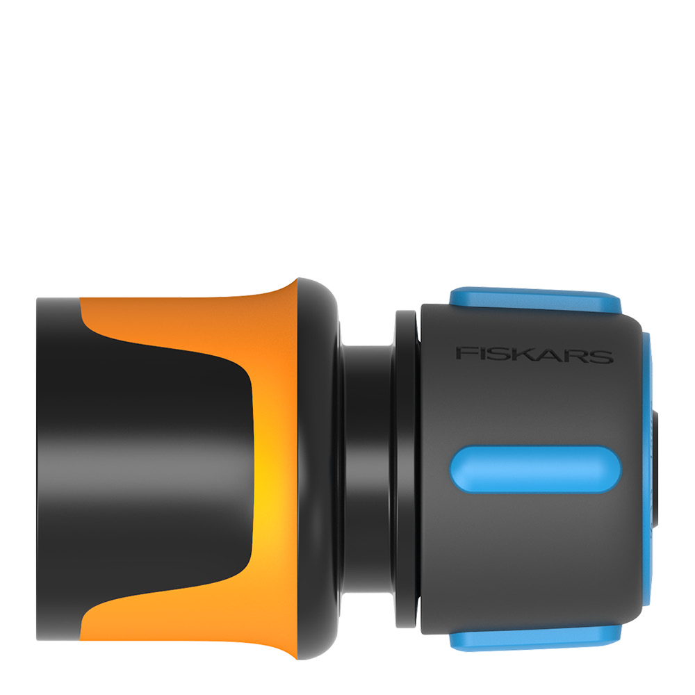 Fiskars Comfort startset med munstycke och kopplingar 13-15 mm svart