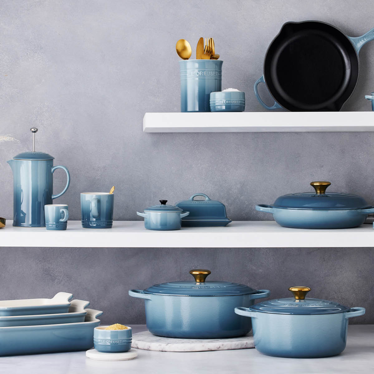 Le Creuset Säilytin 1,1 L Chambray