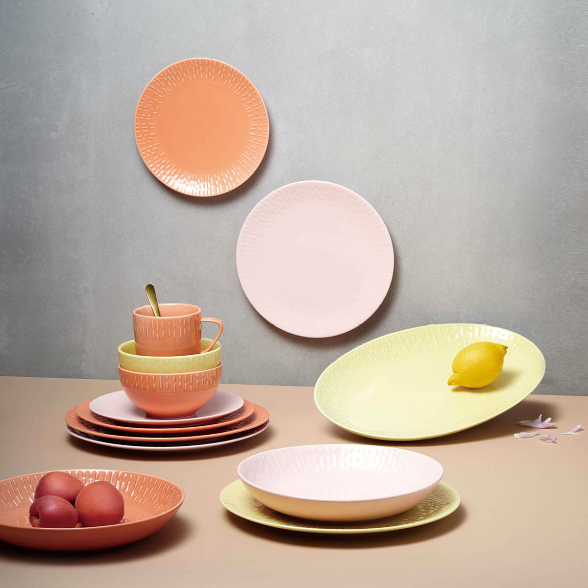 Aida - Life in colour Confetti Lautanen 21 cm Apricot