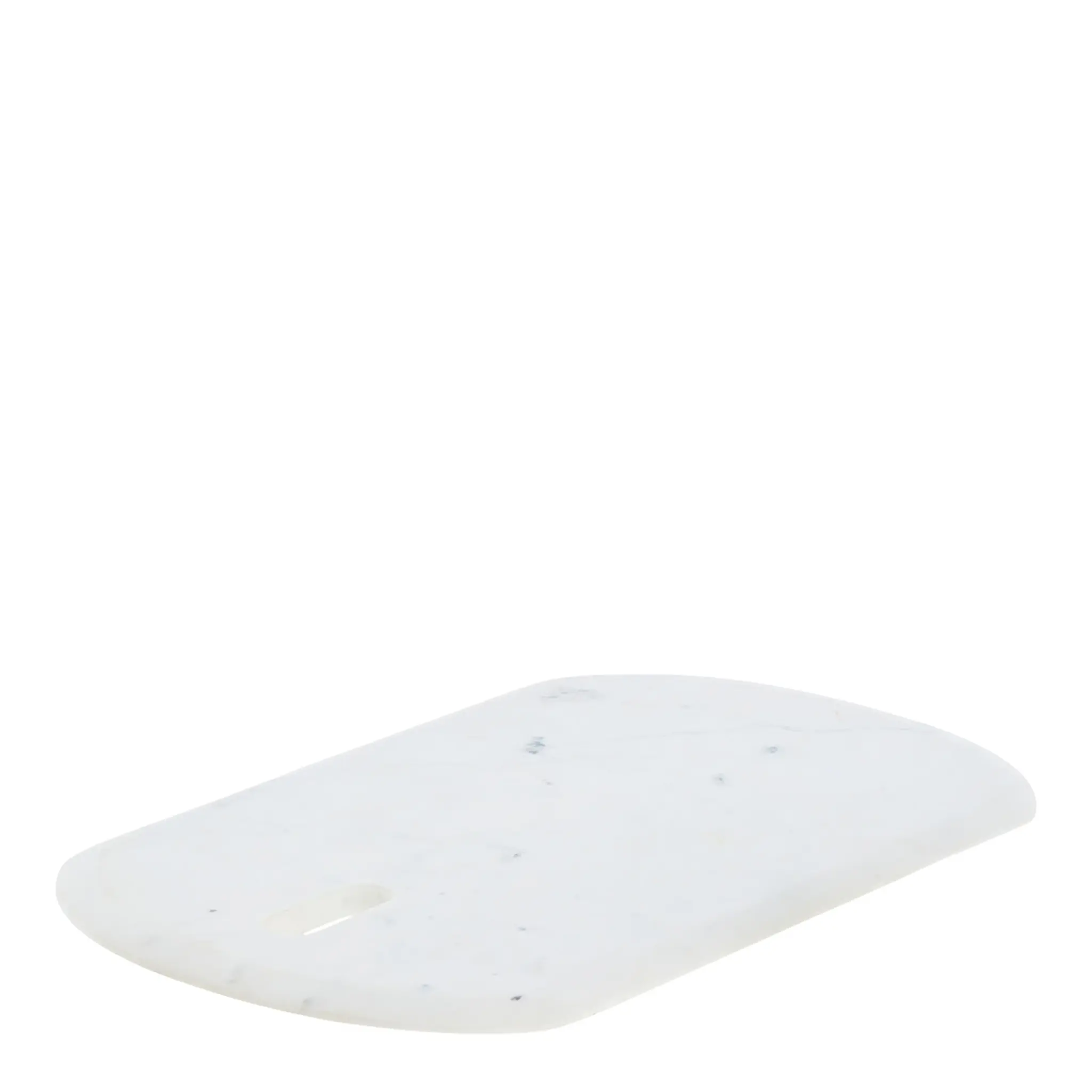 Lene Bjerre Ellia serveringsbricka 45x30 vit marmor