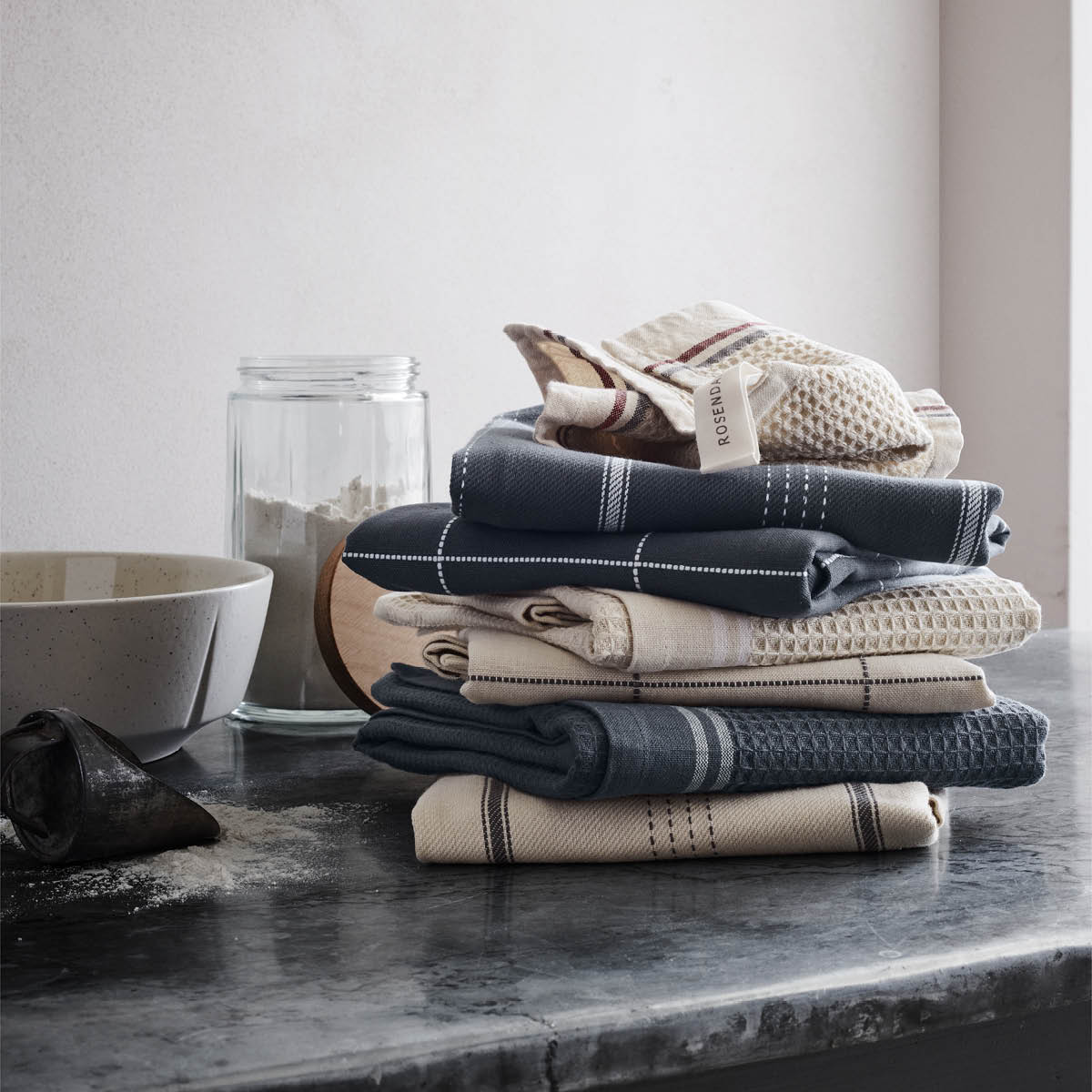Rosendahl Alpha Keittiöpyyhe 50x70 cm Tummanharmaa