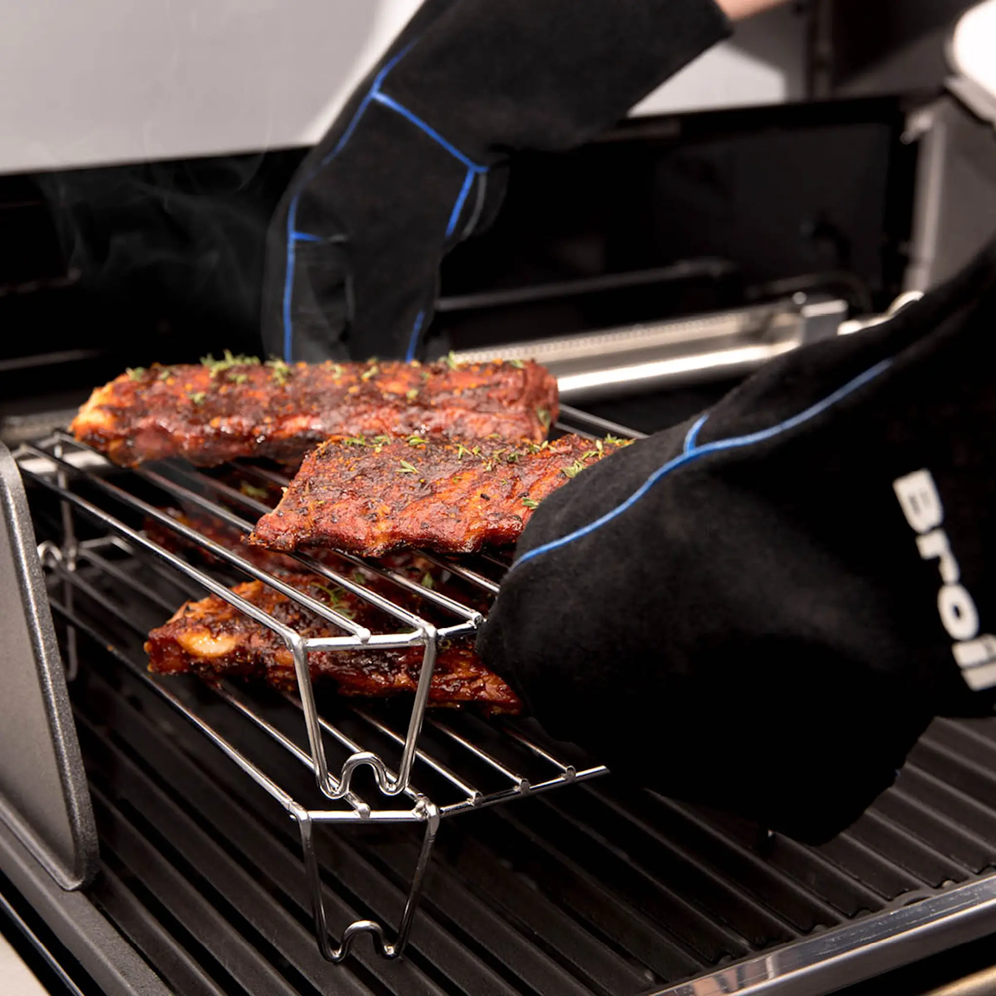 Broil King Värmehylla 23x32 cm 2-pack rostfritt stål