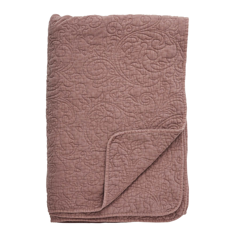 Lene Bjerre Isabelle sengeteppe 260x240 cm rose tan