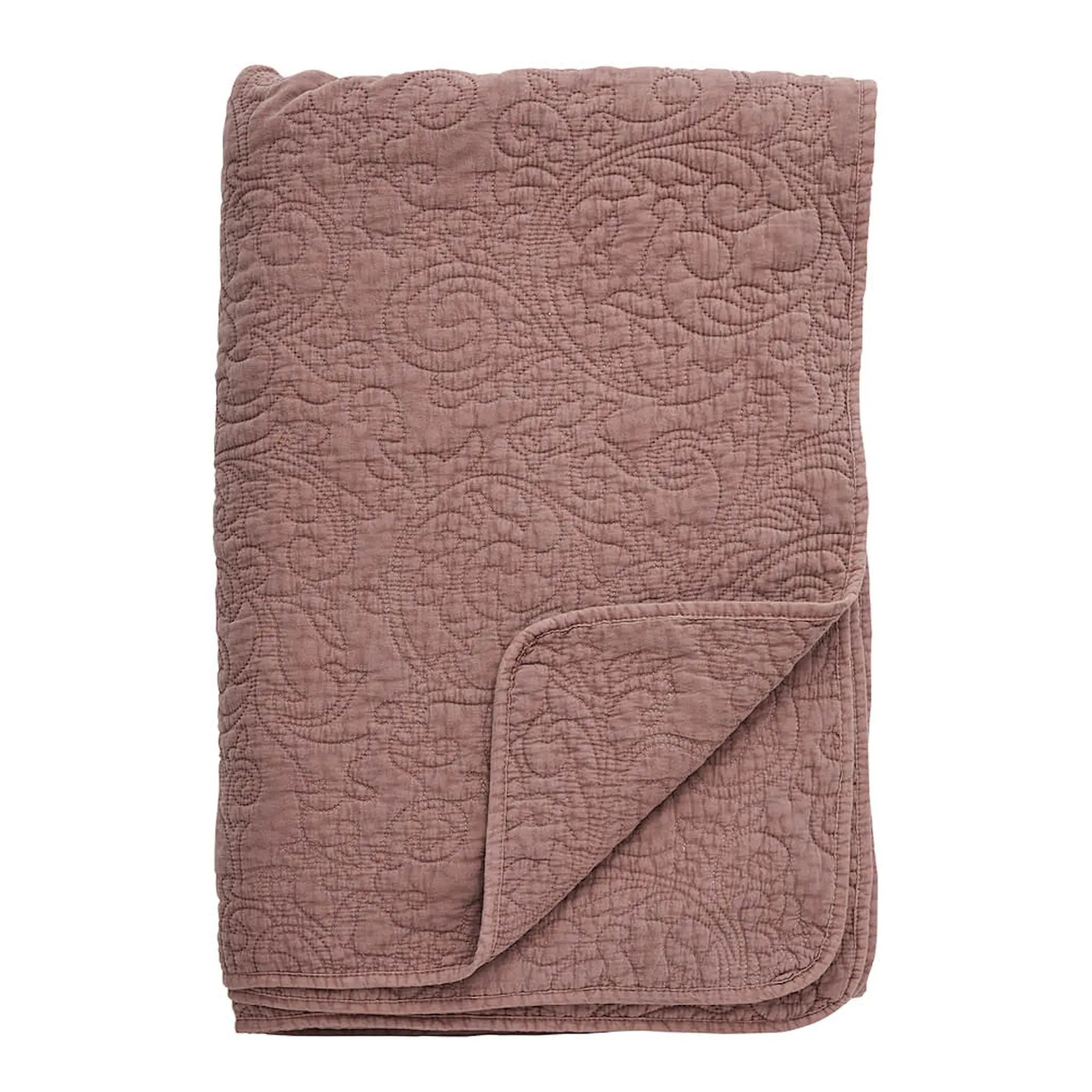 Lene Bjerre Isabelle sengeteppe 260x240 cm rose tan