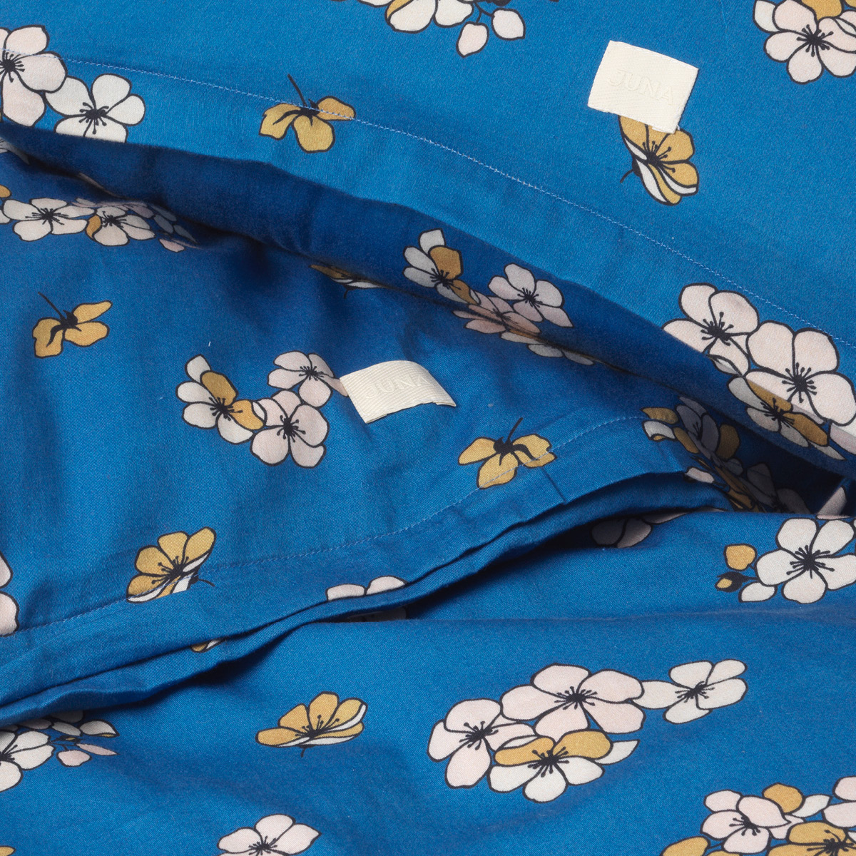 Juna Grand Pleasantly sengetøy 140x220 cm blå