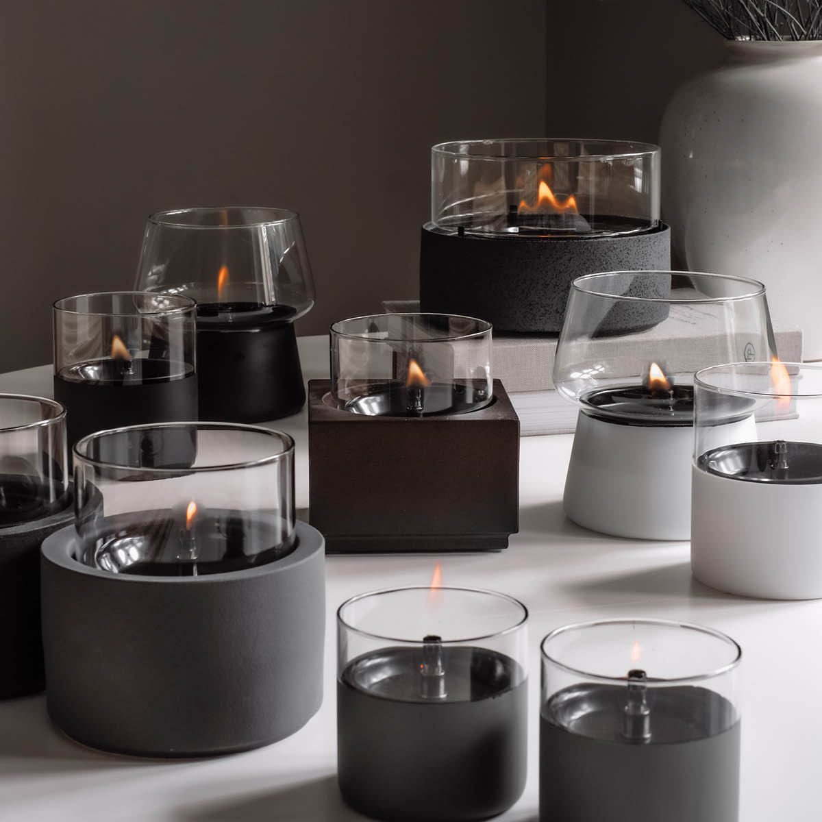 Tenderflame Lilly lys 10 0,2 L hvit