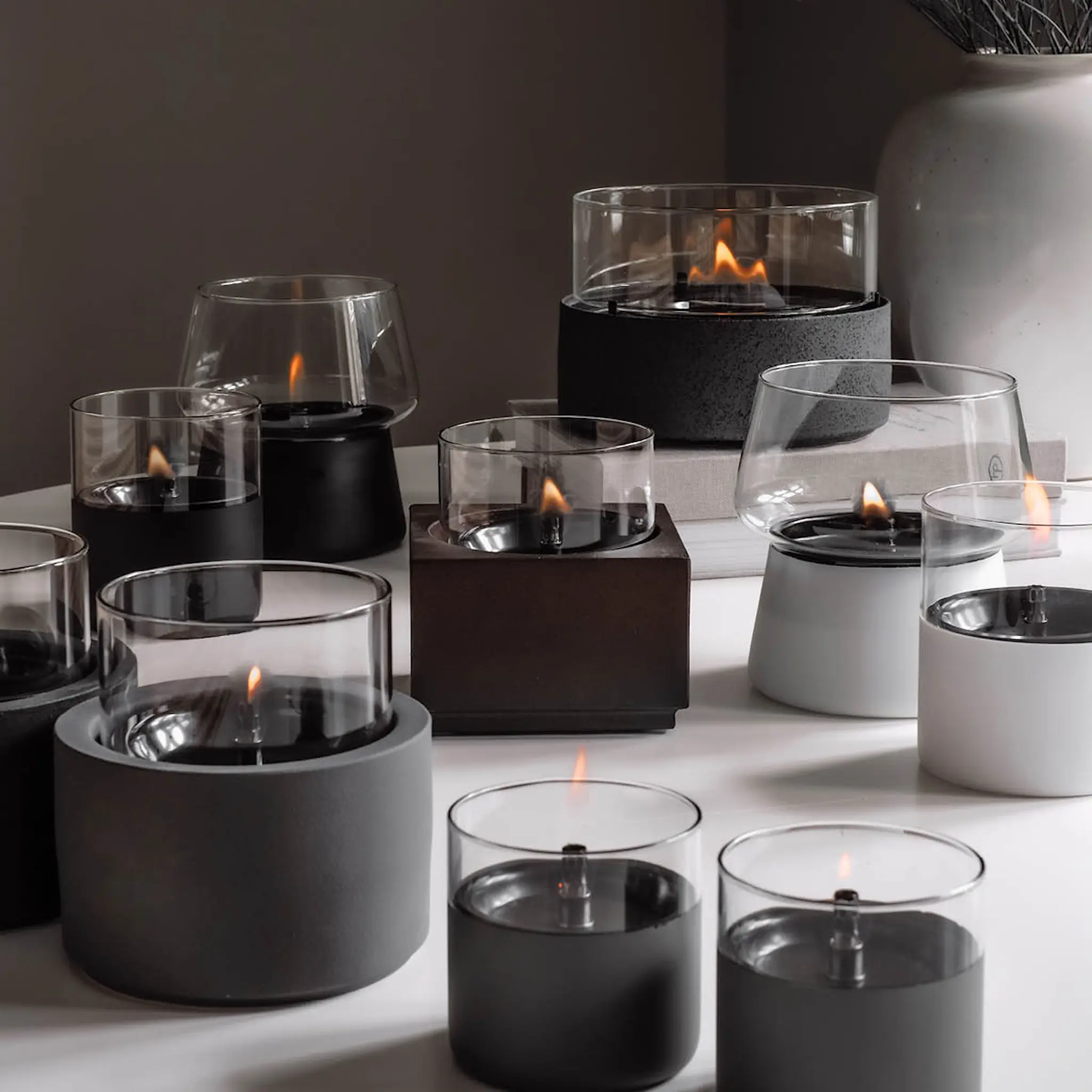 Tenderflame Lilly 10 Sisustustuli Valkoinen