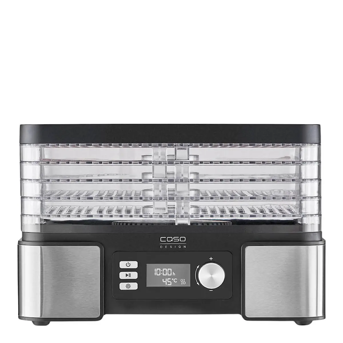 Caso DH 450 dehydrator 5 hyllor stål