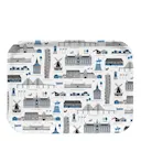 Malmö Frukostbricka 27x20 cm Blå