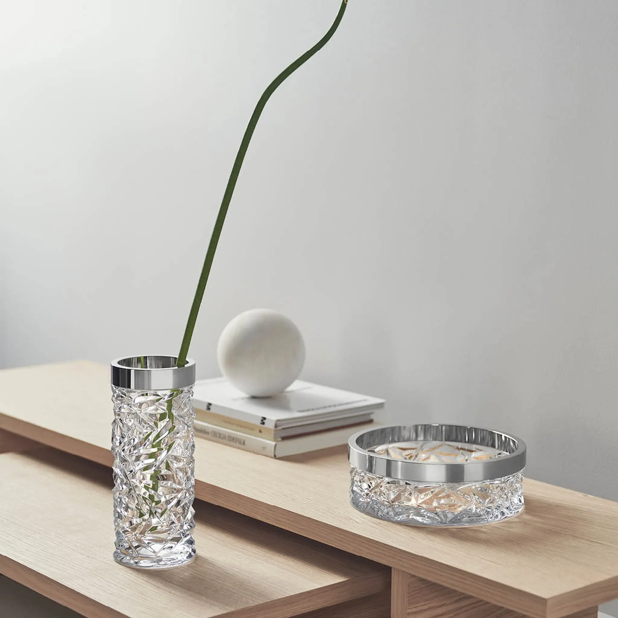 Orrefors Carat Vas Cylinder 25 cm