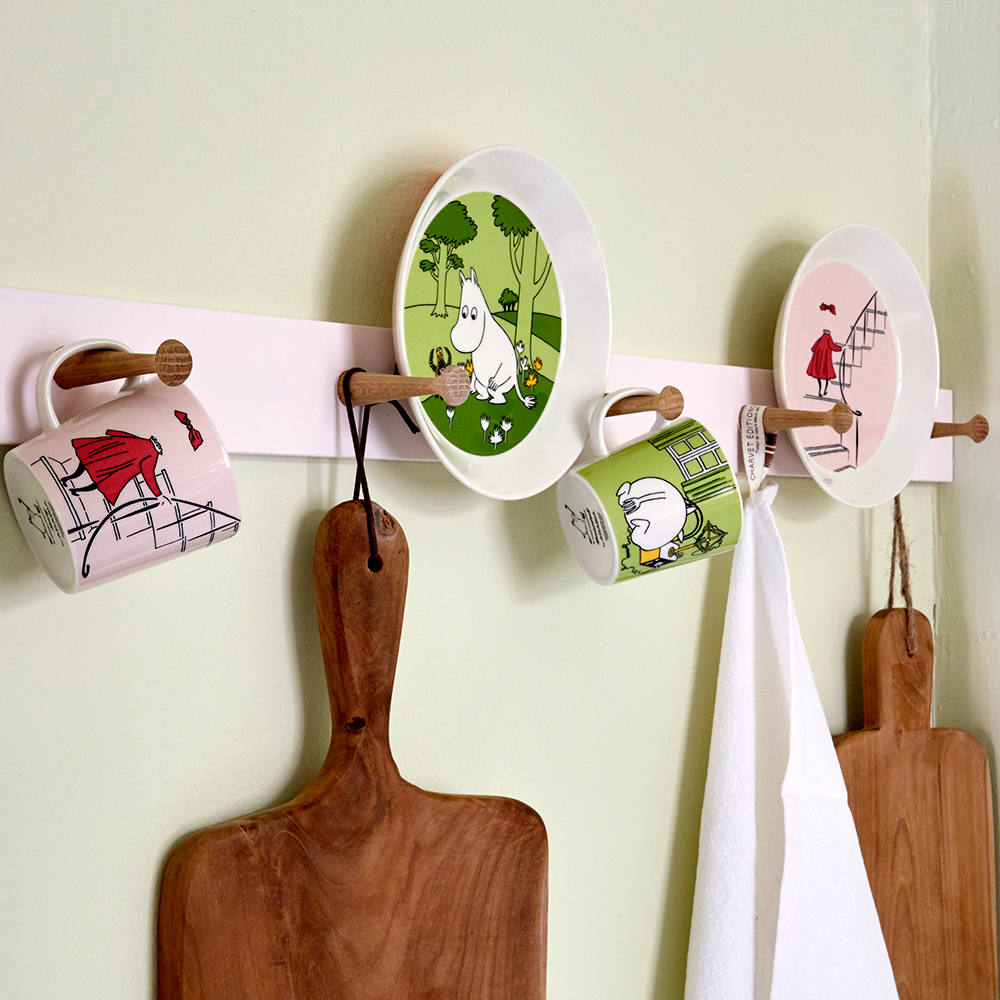 Moomin Arabia Asjett 19 cm Mummi grønn