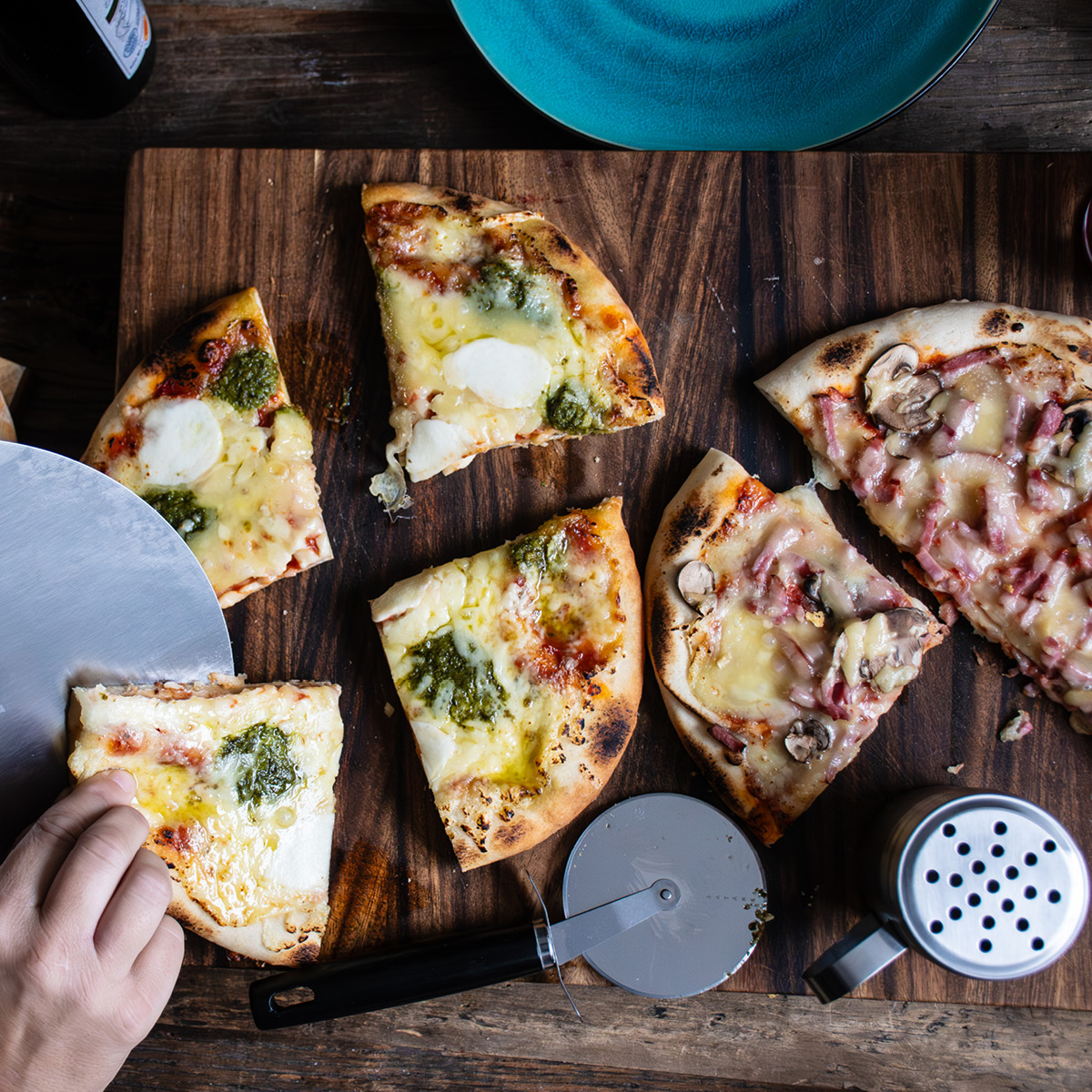 Satake Pizzaset 3 delar svart/rostfri